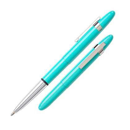 BULLET PEN – TAHITIAN BLUE WITH CLIP – f400tblcl