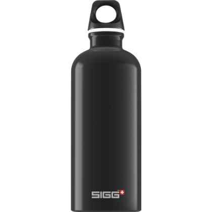 Water Bottle Traveller Black 0.6 L