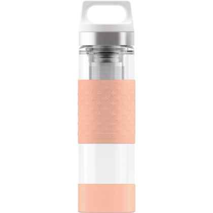 Thermo Flask Hot & Cold Glass Shy Pink 0.4l
