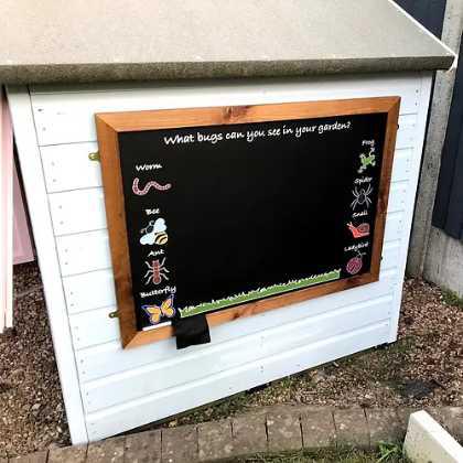 Large Child's Educational Chalkboard (835 x 635mm)