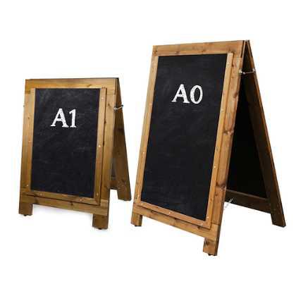 Premium Reversible A-Frame Chalkboard