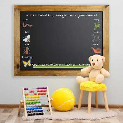 Large Child's Personalised Chalk Board (835 x 635mm)