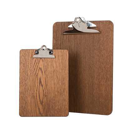 Premium Wooden Clipboards (Fixed Clip)