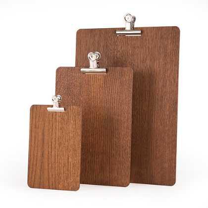 Wooden Clipboard with Removable Clip