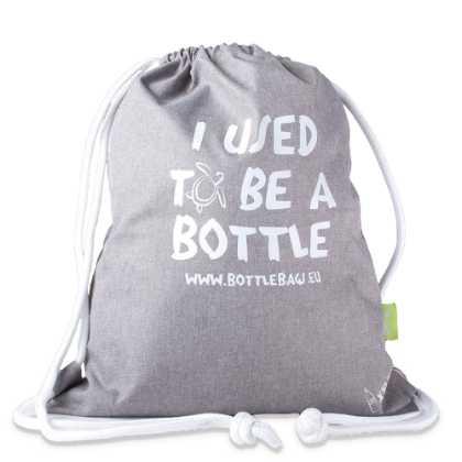 Custom Printed Recycled Bottle Drawstring Bag