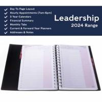 Collins Leadership - A5 Day-to-Page Business Planner (24 hour Appointments)
