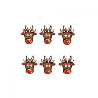 Rudolph the Red Nose Reindeer Six Pack of Masks
