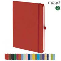 Mood A5 FSC Soft Feel Notebook Red