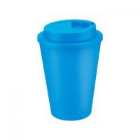 Metro Double Walled Coffee Cup - 350ml Light Blue