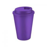 Metro Double Walled Coffee Cup - 350ml Purple