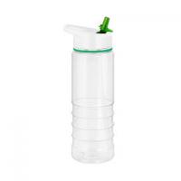 Tritan Pure Sports Water Bottle - 750ml Transparent/Green