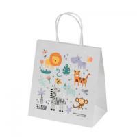 Bags - Ashdown Mini Paper Gift Bag with Twisted Handles - White - 200GSM