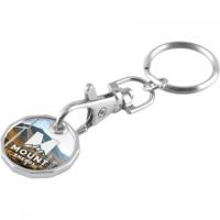 Express Trolley Coin Key Chain Ring - Full Colour