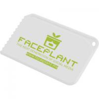 Recycled Snap Credit Card Ice Scraper White