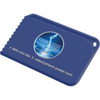 Recycled Snap Credit Card Ice Scraper Blue