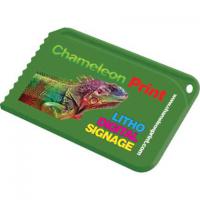 Recycled Snap Credit Card Ice Scraper Green