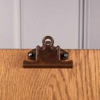Freestanding Wooden Clipboard (Bronze clip)