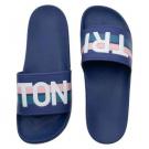 PVC bathing slippers with embossing