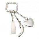 Key chain with heart and horn of plenty