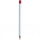 Pencil with white body and red tip
