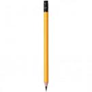Pencil with yellow body and black rubber