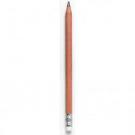 Pencil with tan body and white rubber