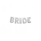 Bride Balloon Banner - Silver