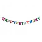 Happy Birthday Banner Foil Letters
