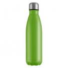 Mood Powder Coated Vacuum Bottle - 500ml Lime Green Silver Lid