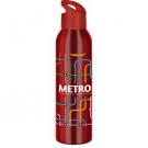 Jet Aluminium Water Bottle - 650ml Red