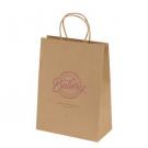 Bags - Ashdown Small Paper Gift Bag with Twisted Handles - Kraft - 150GSM