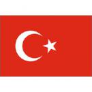 Turkey Flag 5ft x 3ft With Eyelets