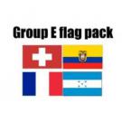 GROUP E Football World Cup 2014 Flag Pack (5ft x 3ft)