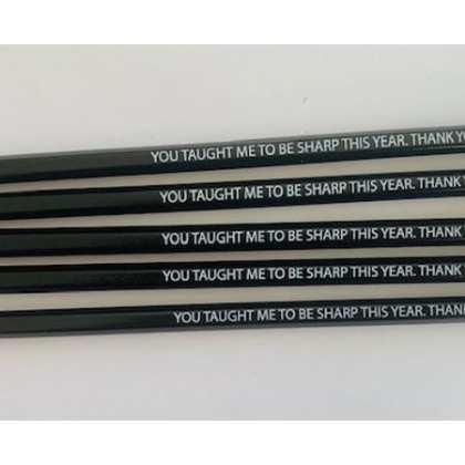 Pack of 5 HB Pencils- SHARP- TEACHER