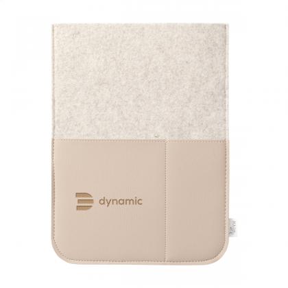 Recycled Felt & Apple Leather Laptop Sleeve 14 inch